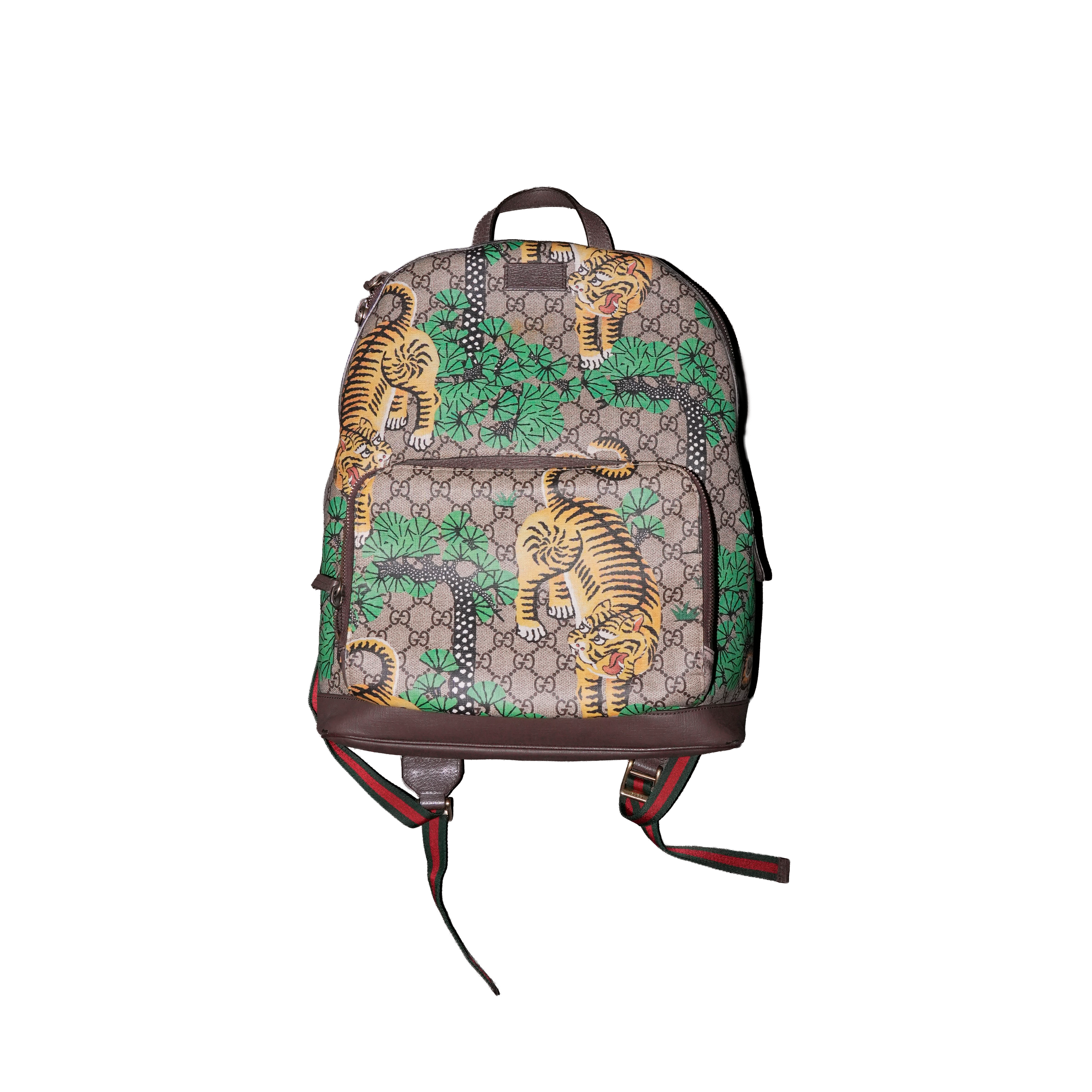 Gucci Tiger Print Backpack