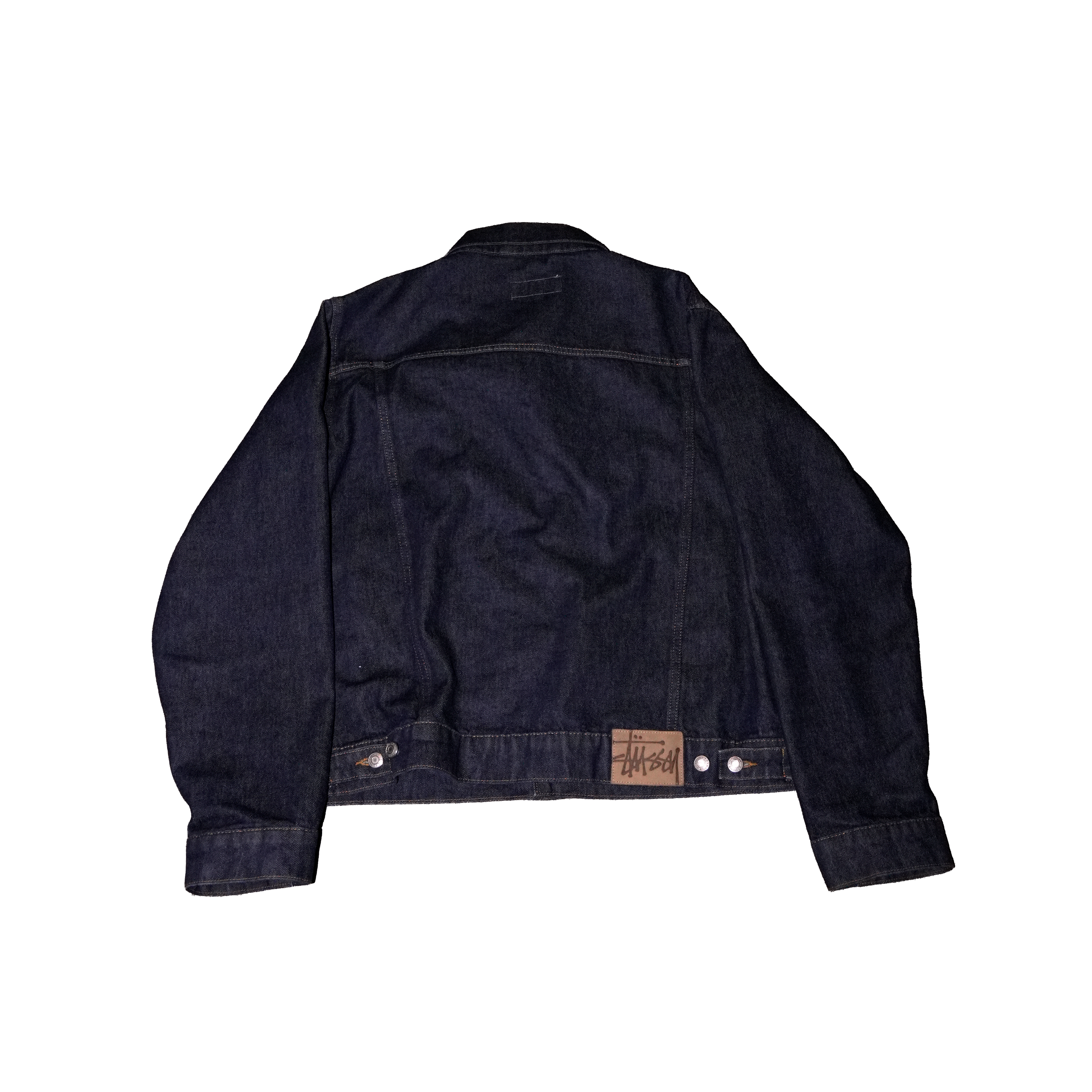 Stussy Trucker Jacket Denim Rinsed Indigo
