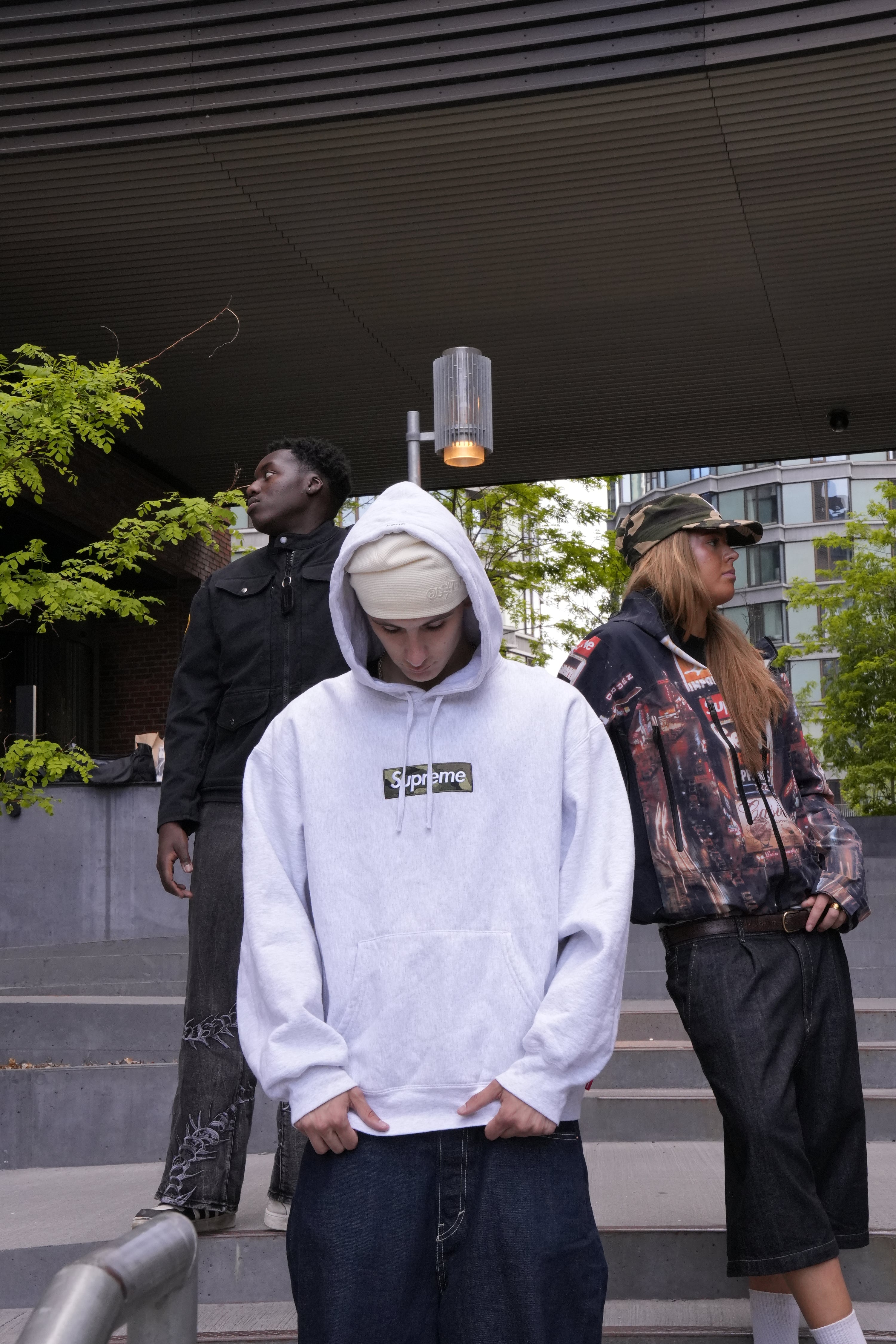 Supreme Box Logo Hoodie Ash Grey (FW23)